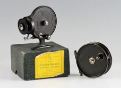 Allcock Stanley Reel in makers box and later Aerial (2): unused thread line casting reel with