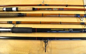Abu Atlantic 405 9ft 2pc glass fibre boat rod with very clean 27.5