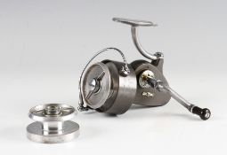 Hardy The Exalta Mk.II spinning reel: c/w spare spool and in green cloth pokey bag (G)