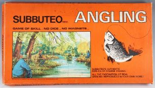 Angling Subbuteo: Rare Angling Authentic Replica of Coarse Fishing board game in mob - game for 2/