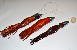 3x Marlin Big Game Lures - 3x stainless steel Kona Head Trolling Lures for Marlin
