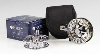 Fine Hardy Ultralite 2000 CC High Tec alloy fly reel and spare spool: line rating #2/3/4 - serial