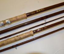 Bruce & Walker/ B James & Son Rod: CTM13A 13ft 3pc fibreglass, high bridge guides, aluminium sliding