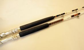 2x Sea Rods to incl Fenwick USA IGFA50 Fenglass 6ft 10in 50lb rod and a Penn International 255 ARA