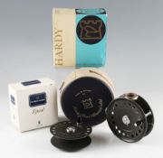 Fine Hardy The St George alloy fly Reel and spare spool (2) : Mk.II post war 3.75