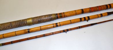 Eggington& Sons Rod: 14ft 3pc Massive whole cane construction with spliced in split cane tip. Bridge
