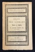 Proud, W. Anford - auction Catalogue of The Library of books on Angling of W. Anford Proud of