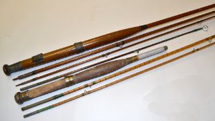 Fly Rods (2): Hardy, Alnwick. 11ft 3pc Greenheart fly rodA14476 (1906) Bridge stripping guide, snake
