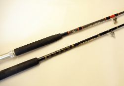 2x Penn Senator Stand Up sea rods to incl Model 3190RS 9/0 6ft 6in - 60-80lb line c/w roller butt