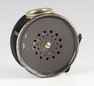 Hardy Perfect post-war alloy salmon reel: 4