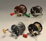 4x various Penn salt water reels - to incl Sea Boy 85 with red end plates; Jigmaster 501 with