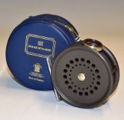 Fine Hardy The Perfect alloy trout fly reel unused in padded case: 3 1/8