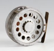 Cleverly and well-made Alloy fly reel: 3.75dia in the style of St George/Perfect hybrid - fully