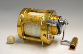 PENN INTERNATIONAL II BIG GAME REEL - Model 130ST two speed fishing reel c/w line - lever drag