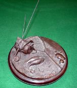 Bronze Model of fishing scene: by Gareth Knowles cast in bronze ltd ed no. 2/25 signed and dated