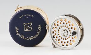 Hardy Marquis No.6 alloy trout fly reel: L shaped line guide otherwise all standard fittings,