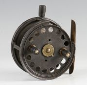 Hardy Silex Number Two wide drum alloy reel: 4.5