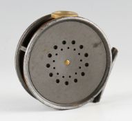Hardy Perfect Alloy Narrow Drum Fly Reel: post war 3 7/8