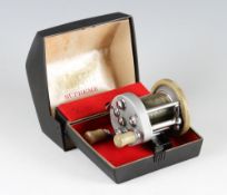 Pflueger Supreme level wind reel: with rubber rim guard and similar E-Z handle covers - comes in the