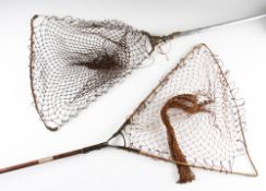 Hardy Trout Landing Nets (2): Early Hardy Brothers Makers Alnwick The Royde Patent landing net -