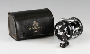 ABU Sweden Ambassadeur 5001C level wind multiplier reel - black end plates, single counter