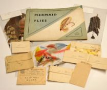Early Fly tying feathers: quantity of feathers and toppings to incl Bustard, Argus Pheasant, 7x hand