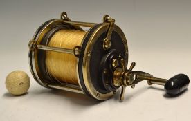 PENN SENATOR 9/0 BIG GAME REEL - stainless steel frame with Bakelite end plates , on/off check, star