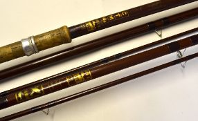Bruce & Walker Rods (2): CTM14A 14ft 3pc fibreglass on 29ins handle -an 