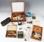 Fly Tying, Flies and other assorted fishing tackle - Veniards Fly tying table vice; 11x Waddington