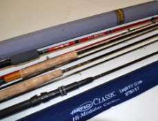2x Airflo Classic Fly Rods - 10ft and 9ft 2pc high modulus carbon rods - line rating #7/8 & #6/7,