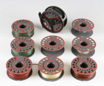 Leeda trout fly fishing reel and 6x spare spools with line (9): Leeda LC 100 (3.5