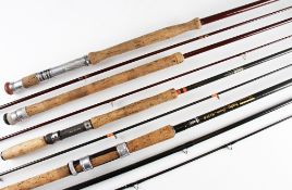 Good cross section of carbon, fibatube and glass fibre rods (4): good Shakespeare Beta Graphite