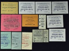 Wolves European match tickets to include homes v 1958/59 Schalke, 1959/60 Barcelona, 1960/61