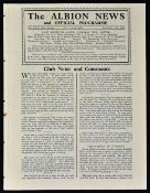 1939/1940 War abandoned season West Bromwich Albion v Tottenham Hotspur match programme dated 2