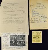 1949 FA Cup Final, letter from the Football Association to Wolves with reference to allotment of the