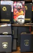 Wolverhampton Wanderers home & away programmes for seasons 1994/95, 1995/96, 1996/97, 1997/98 and
