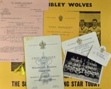 1960 FA Cup Final Civic Banquet Menu and Toast List (with gold tassel) 25 May 1960 at Civic Hall,