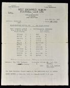 1967/1968 West Bromwich Albion v Wolverhampton Wanderers Staffs Senior Cup 1st round replay
