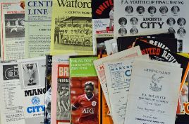 Collection of youth/junior match programmes including finals-semi-finals from 1960's onwards, good