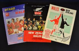 Wales Away Rugby Programmes from the '60's and '80s (3): large-format issues for the Second Test