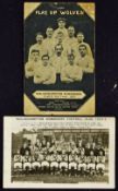 Postcard Wolverhampton Wanderers team 1923/1924 by Paultons players named, 1908 team postcard '