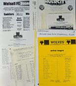 Wolverhampton Wanderers Reserves v Bradford City 1983-2007 (h & a), v York City 1983-1992 (h & a), v