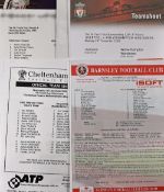 Wolverhampton Wanderers Youth away match programmes to include 1999/2000 Mansfield Town, 2003/04