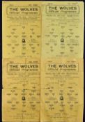 1942/1943 Wolverhampton Wanderers v Aston Villa 5 September, v Aston Villa 13 March, 1943/1944 v