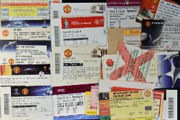 Collection of Manchester Utd match tickets to include both homes and aways, league and cup games and