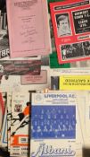 Assorted Selection of Football Programmes to include Scottish content, European fixtures, Welsh Cup,