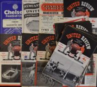 1956/57 Manchester United home Football programmes to include Birmingham City, Preston NE,