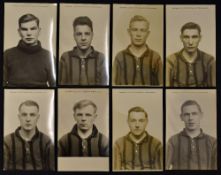 Wolves b&w player portrait postcards 1920's issued by Paultons of Wolverhampton. All different.
