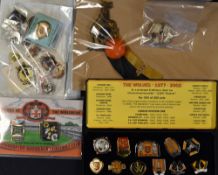 Wolverhampton Wanderers collection of badges including 2002 commemorative set of 11 (limited edition
