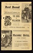 1946 Wellington (NZ) v the Kiwis (NZEF) Rugby Programme: Rare issue for the 18-11 defeat of the